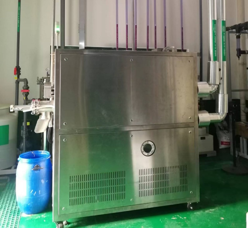 安吉县无锡某电子汽车有限公司ZQ-JJ-1T蒸汽低温结晶蒸发设备制程废液案例